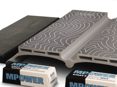 MPOWER SB2 Double Diamond Sharpening Stone Set, Sharpen Strop Polish and Protect your Tools.